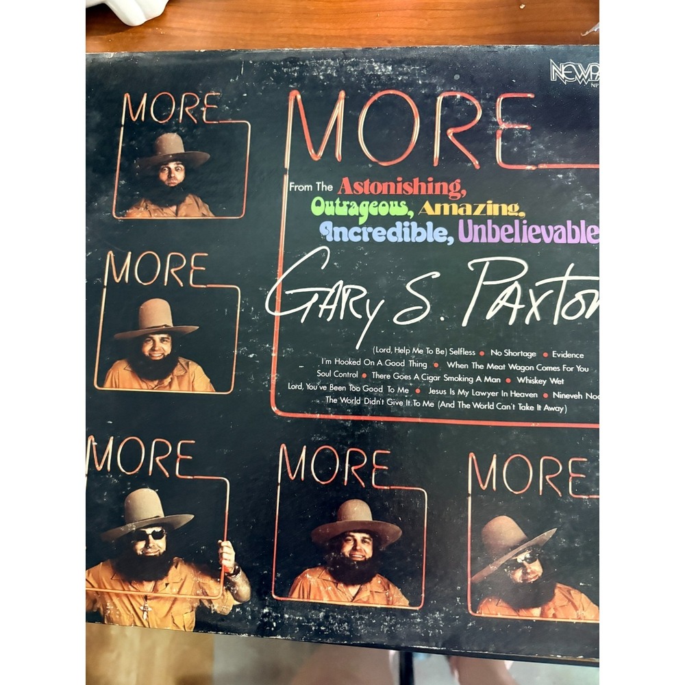 GARY S PAXTON‎ "MORE" 1977 LP Rare, Great Condition
